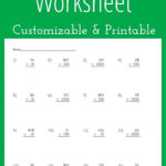 Powers Of Ten Multiplication Worksheet Customizable And