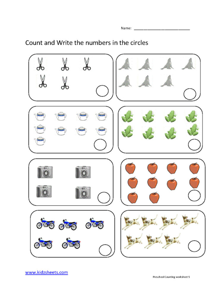 Preschool Counting Worksheets Free Printable Download Them