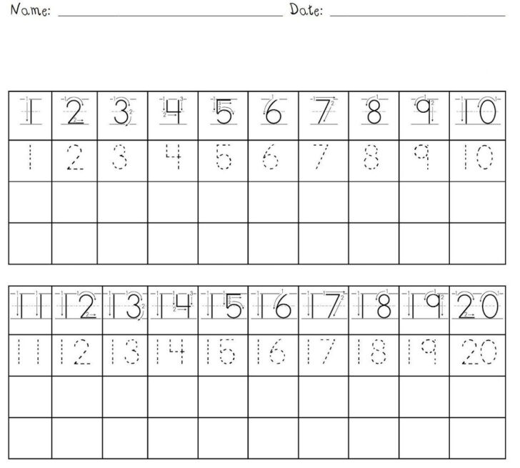 Preschool Number Tracing Worksheets 1 20 Alphabetworksheetsfree Preschool Number Tracing Worksheets 1 20 Alphabetworksheetsfree