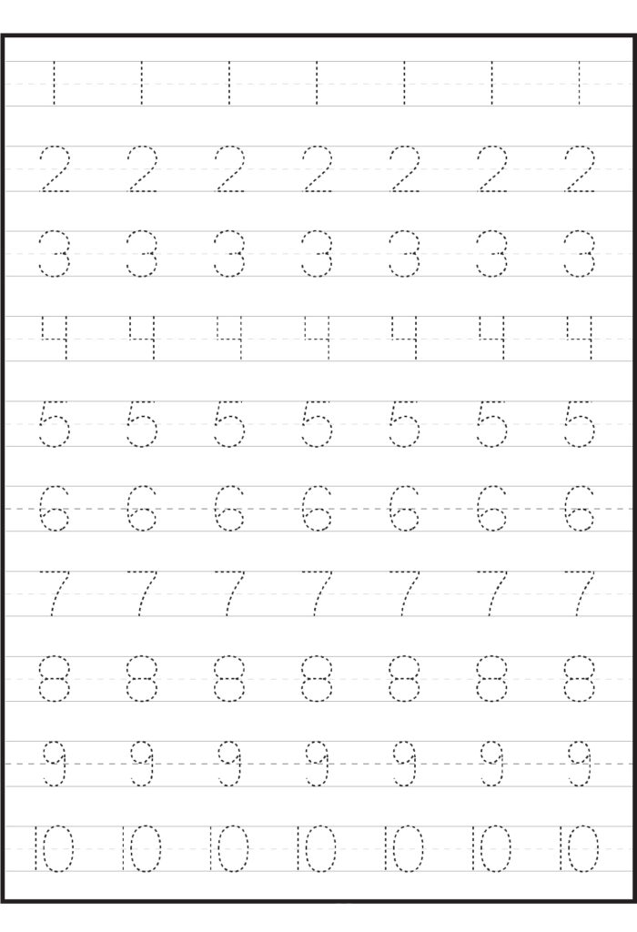 Preschool Tracing Worksheets Best Coloring Pages For Kids