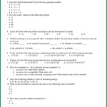 Quantum Numbers Practice Problems Worksheet Answers