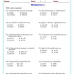 Real Number System Worksheet Fifth Class Math Videos