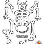 Skeleton Worksheets For Kindergarten Skeleton Craft For