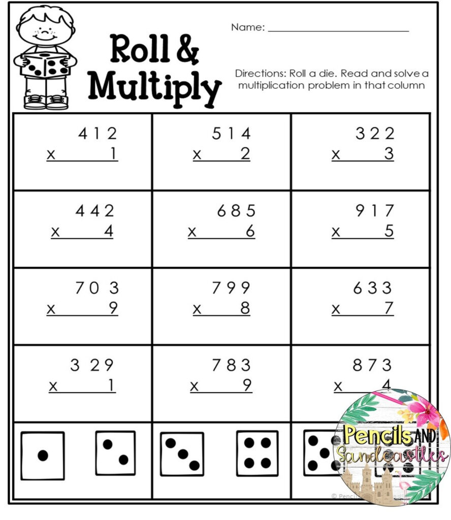  spreadthelove Multiply 3 Digit By 1 Digit Worksheets 