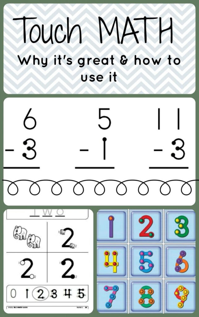 Touch Math Addition Worksheets 5 Touch Math Addition