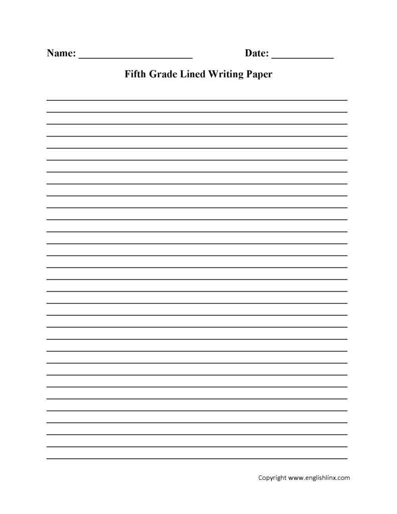 Writing Worksheets Lined Writing Paper Worksheets