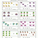 1 10 Addition Worksheets Math Worksheets Printable