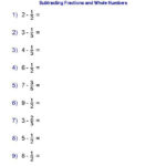 26 Multiplying Mixed Numbers By Whole Numbers Worksheet In 2020