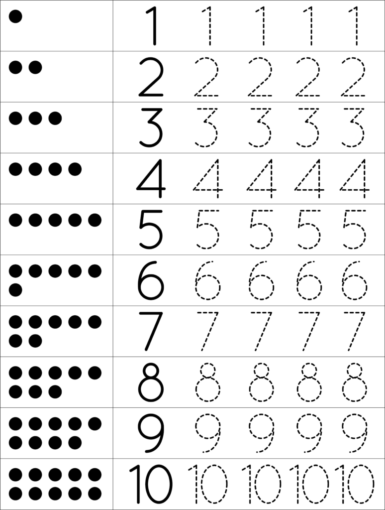 8 Best Number Tracing Printable Worksheets Printablee