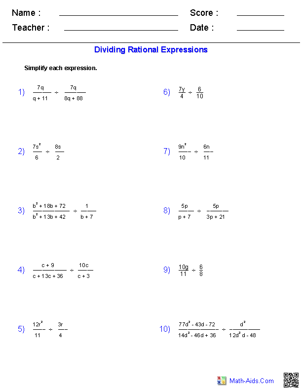 Algebra 2 Simplifying Complex Numbers Worksheet Answers Thekidsworksheet