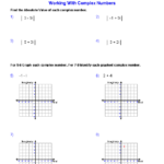 Algebra 2 Simplifying Complex Numbers Worksheet Answers Thekidsworksheet