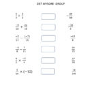 Class 7 Rational Number Worksheet