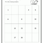 Click To Print Awesome For Sequence Numbers 1 20 Kindergarten Math