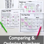 Comparing And Ordering Real Numbers Activities Partner Pack Real