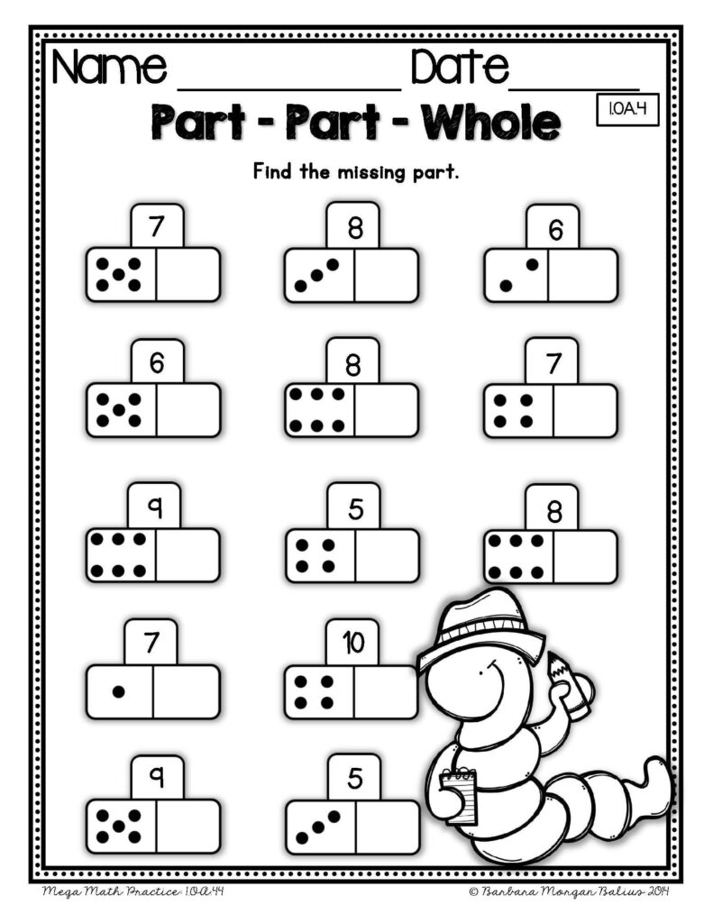 Composing And Decomposing Numbers Worksheet Education Template