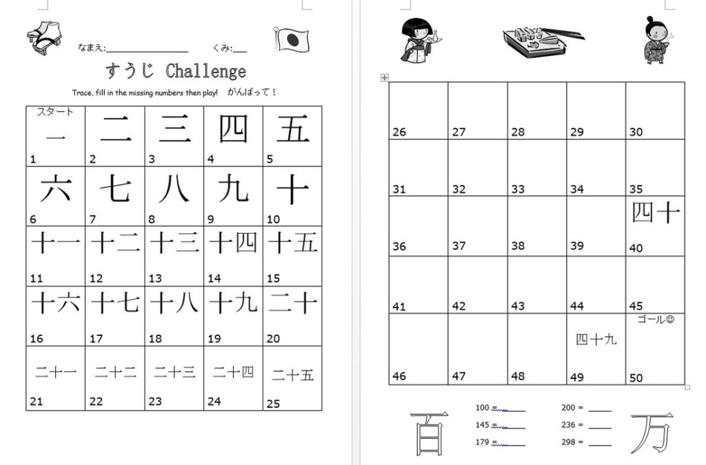 Counting Japanese Teaching Ideas
