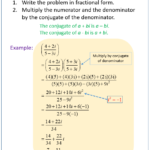Dividing Complex Numbers Solutions Examples Videos Worksheets