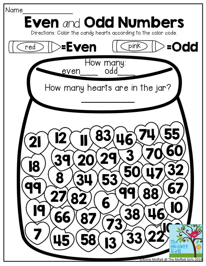 Even And Odd Numbers Great Primary Math Worksheet Follow Up With Skip
