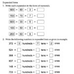 Expanded Form Multiplication Worksheets Third Grade Worksheets Place