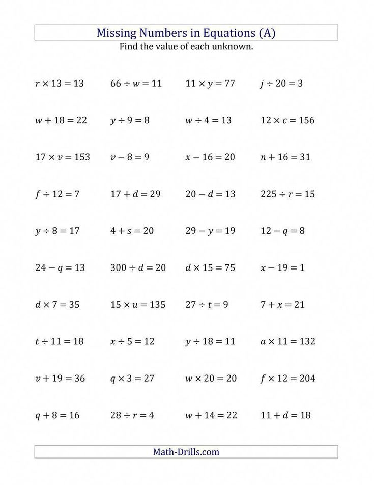 Factoring Worksheet Algebra 1 The Missing Numbers In Equations 