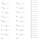 Fraction Worksheets Adding To 1 Whole Worksheet Fractions