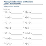 Fractions Worksheets Grade 5 Pdf Worksheets Free Download