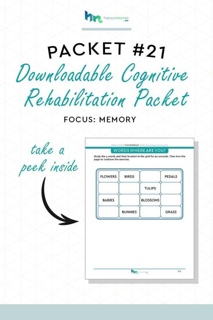 Free Memory Worksheets For Adults Download And Print Today Memory