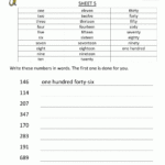 Free Place Value Worksheets Reading Writing 3 Digits 5 Gif 1000 1294