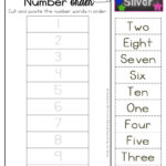 FUN Activities And Printables For Learning NUMBER WORDS Kindergarten