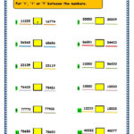 Grade 3 Maths Worksheets 5 Digit Numbers 2 12 Comparing 5 Digit