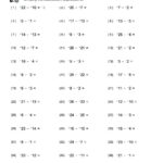 Integers Addition And Subtraction Worksheets Worksheet Hero