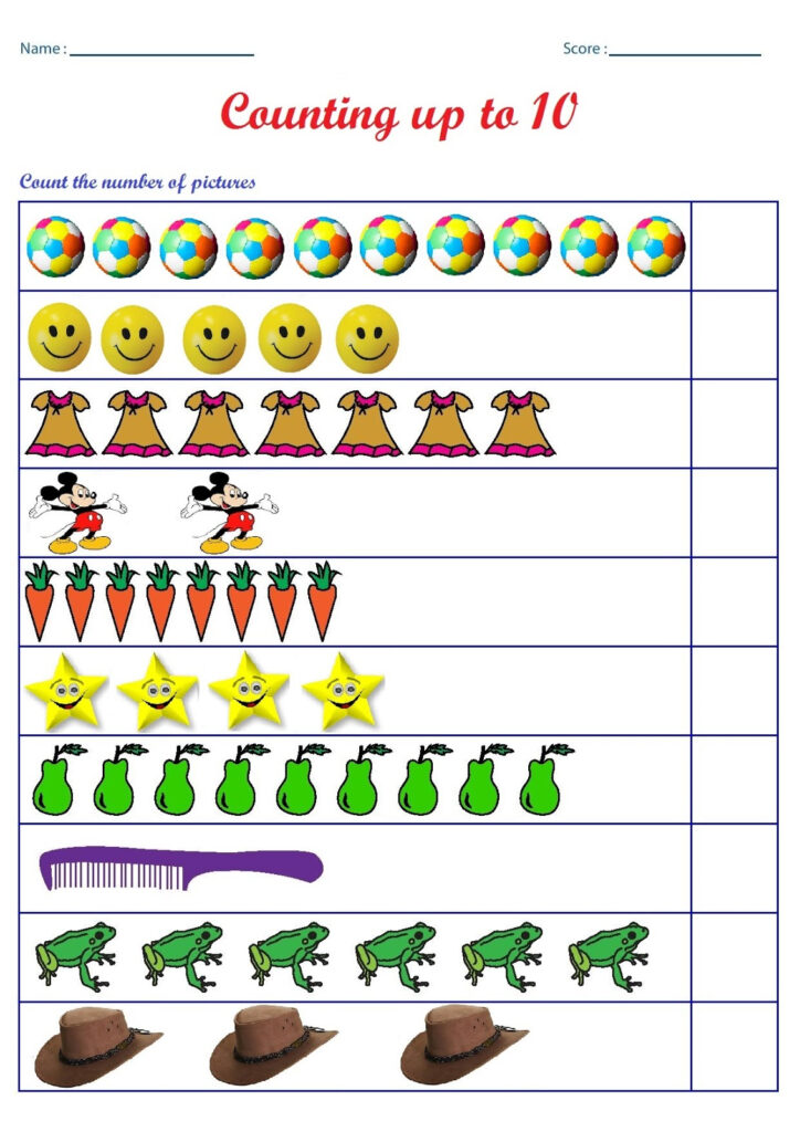 Kindergarten Worksheets October 2015