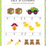 Let S Count 1 3 The Worksheet Factory