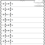 Mixed Numbers And Improper Fractions Worksheets Free Fractions