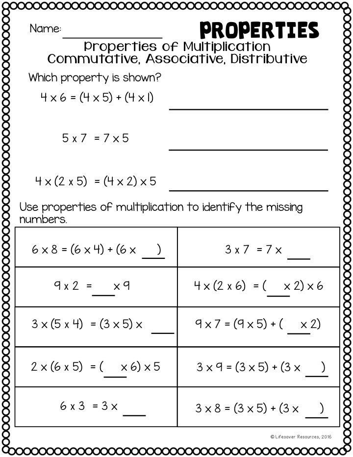 Multiplication Properties Of Exponents Worksheet Properties Of 