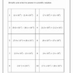 Multiplying Scientific Notation Worksheet Beautiful Operations With