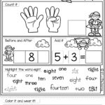 Number 1 20 Practice Set 2 Kindergarten Math Worksheets Kinder