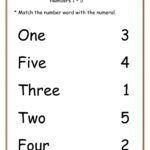 Numbers Number Words Worksheet