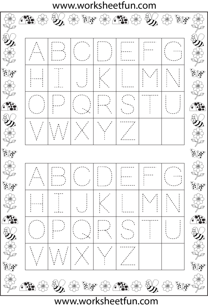 Oodles Of Letter And Number Tracing Sheets 