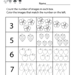 Printable Numbers Worksheet Free Kindergarten Math Worksheet For Kids