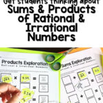 Products Sums Of Rational And Irrational Numbers Activity