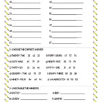 spanish numbers 1-100 worksheet pdf | AlphabetWorksheetsFree.com