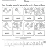 Spanish Numbers Worksheet For Kindergarten Free Printable