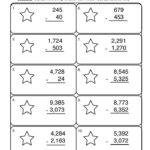 Subtraction Multi Digit No Regrouping Worksheet In 2020 Subtraction