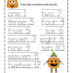 Trace The Numbers Worksheets Activity Shelter