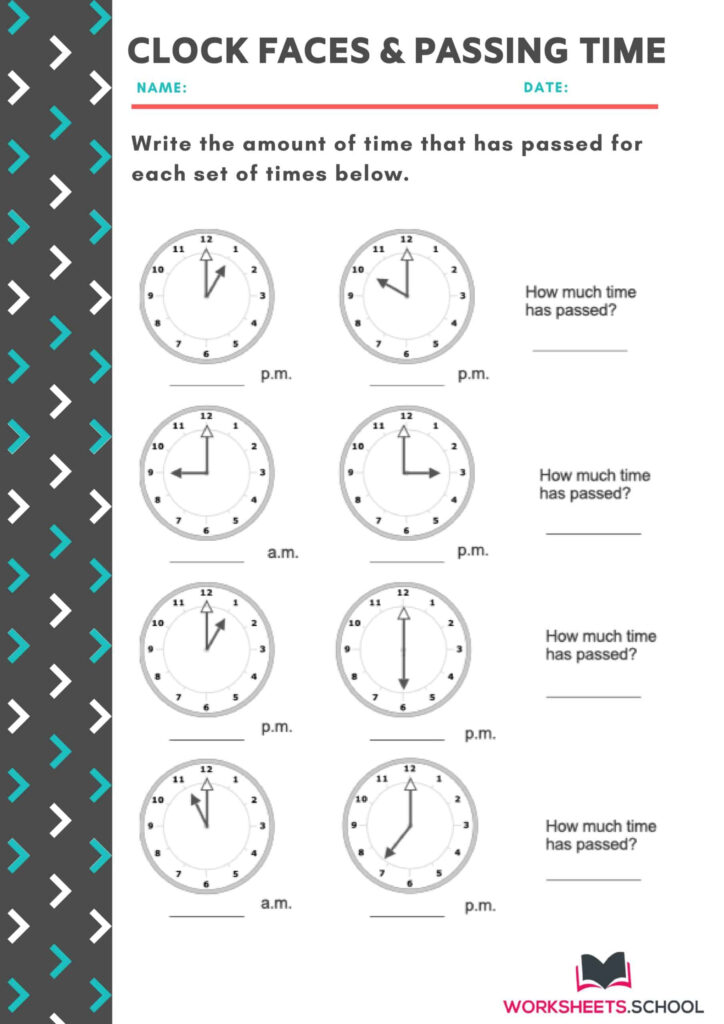 10 Elapsed Time Worksheets 3rd Grade 100 FREE