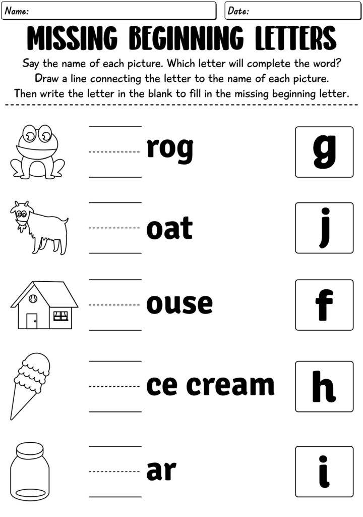 15 Kindergarten Language Arts Worksheets Free PDF At Worksheeto