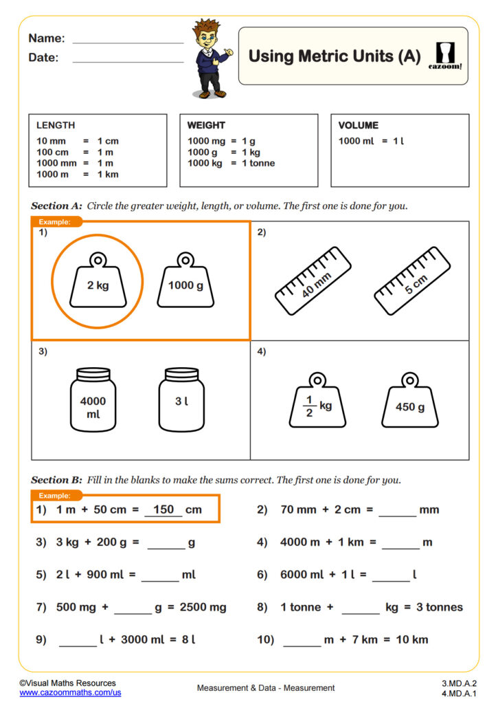 3 MD A 2 Cazoom Math Worksheets Worksheets Library