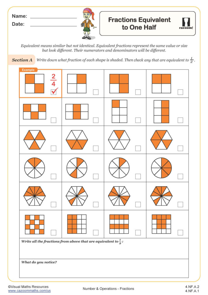 4th Grade Math Worksheets PDF Printable Math Worksheets Cazoom Math