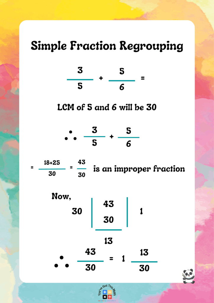 6 Free Adding And Subtracting Fractions With Regrouping Worksheet 6 Free Adding And Subtracting Fractions With Regrouping Worksheet